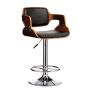 Stokey Black Walnut Chair Bar Stool